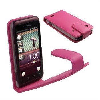 HTC Rhyme iGadgitz Nahkakotelo Vaaleanpunainen