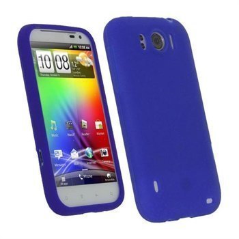 HTC Sensation XL iGadgitz Silikonisuojus Sininen