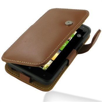 HTC Titan PDair Leather Case 3THTTAB41 Ruskea