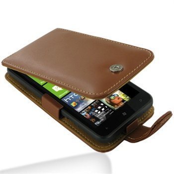 HTC Titan PDair Leather Case 3THTTAF41 Ruskea