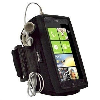 HTC Titan iGadgitz Neopreeni Käsivarsikotelo Musta