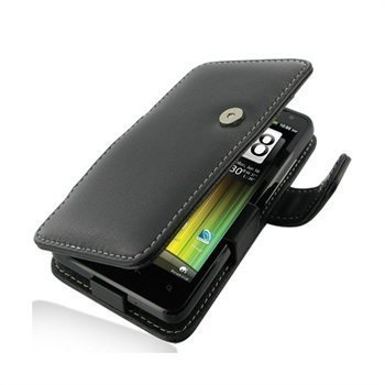 HTC Velocity 4G PDair Leather Case 3BHTV4B41 Musta