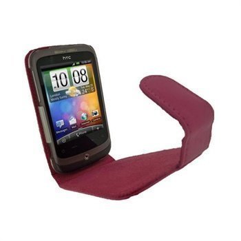 HTC Wildfire iGadgitz Leather Case Pink