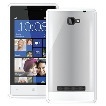 HTC Windows Phone 8S Puro Clear Kotelo Valkoinen