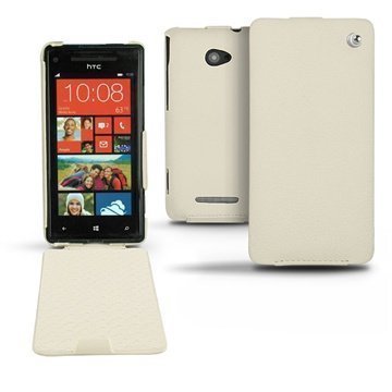 HTC Windows Phone 8X Noreve Flip Leather Case Ivory