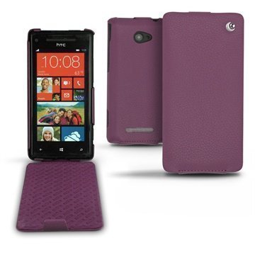 HTC Windows Phone 8X Noreve Flip Leather Case Lie de Vin