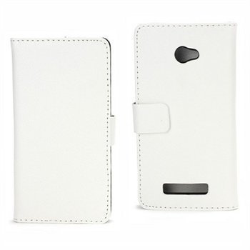 HTC Windows Phone 8X Wallet Leather Case White