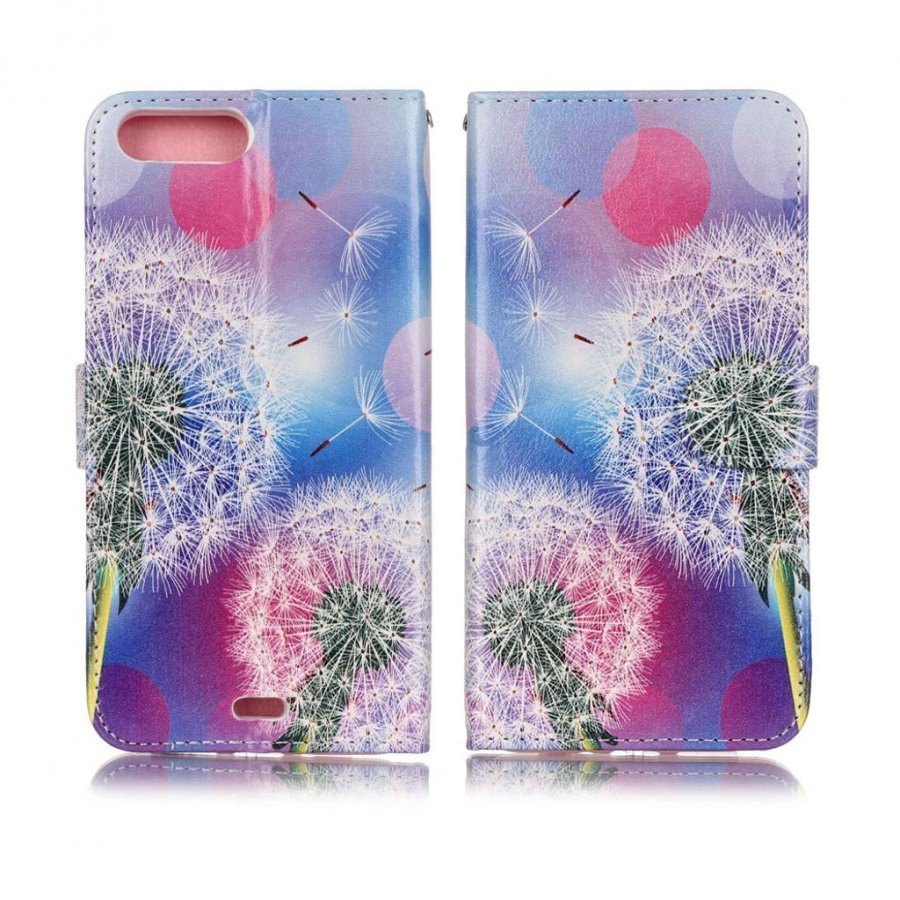 Hagerup Iphone 7 Plus Kuviollinen Nahkakotelo Voikukkia Ja Ympyröitä