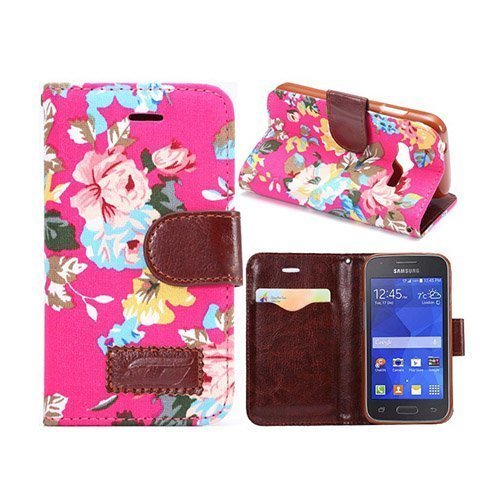 Hagerup Samsung Galaxy Ace Nxt Suojakotelo Kuuma Pinkki Kauniit Kukat