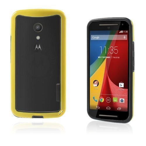 Hamsum Keltainen Motorola Moto G2 Bumper Suojakehys