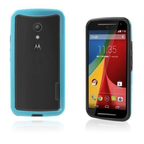 Hamsum Sininen Motorola Moto G2 Bumper Suojakehys