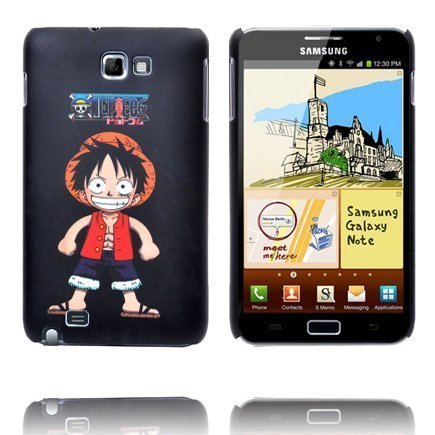 Happy Cartoon Piirretty Hahmo Samsung Galaxy Note Suojakuori