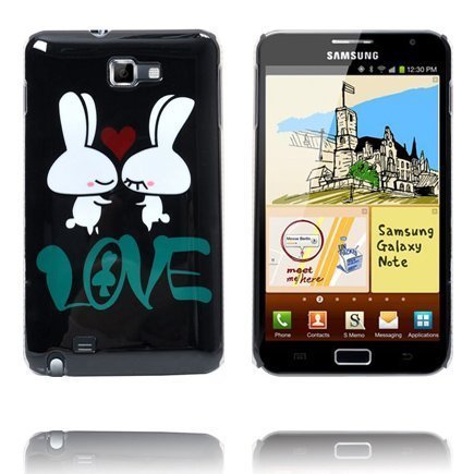 Happy Cartoon Ver. 2 Pupu Love Samsung Galaxy Note Suojakuori