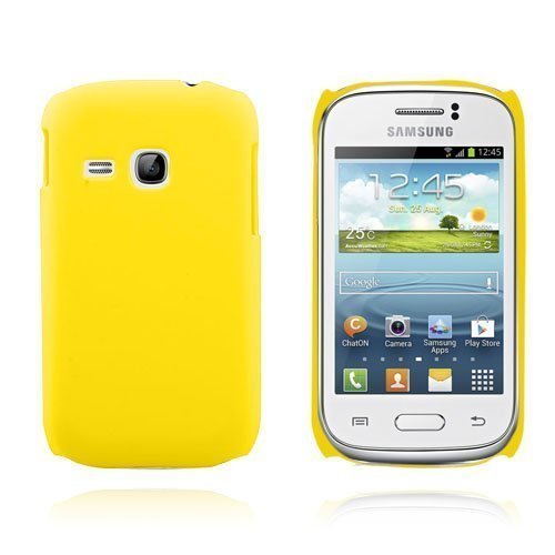 Hard Case Keltainen Samsung Galaxy Young Suojakuori