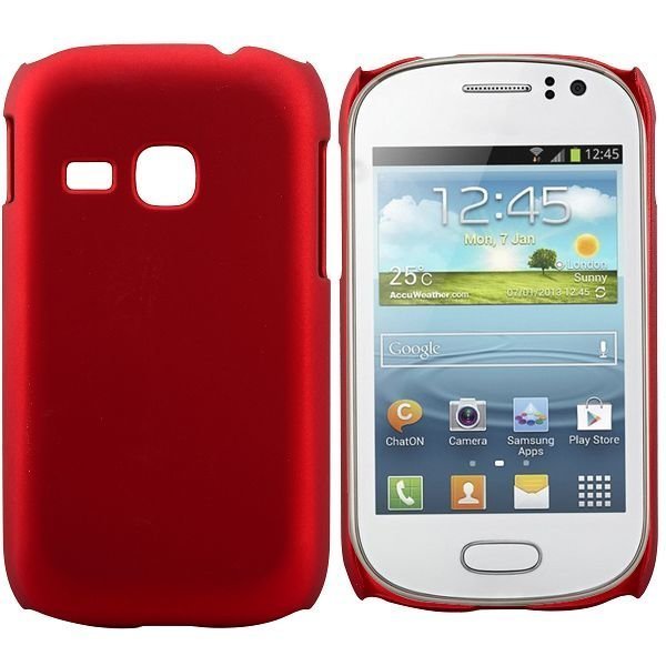 Hard Case Punainen Samsung Galaxy Young Suojakuori