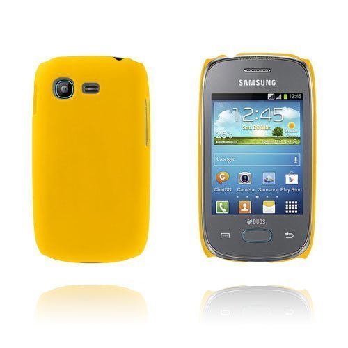 Hard Shell Keltainen Samsung Galaxy Pocket Neo Suojakuori