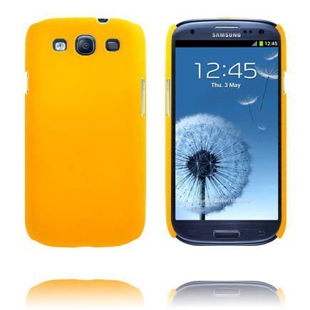 Hard Shell Keltainen Samsung Galaxy S3 Suojakuori