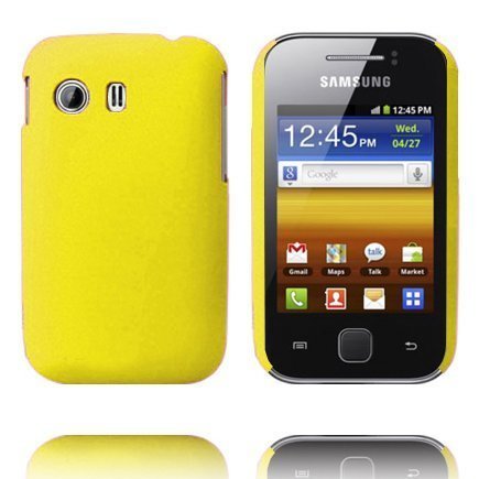 Hard Shell Keltainen Samsung Galaxy Y Suojakuori