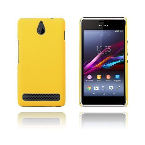 Hard Shell Keltainen Sony Xperia E1 Suojakuori