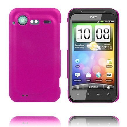 Hard Shell Kuuma Pinkki Htc Incredible S Suojakuori