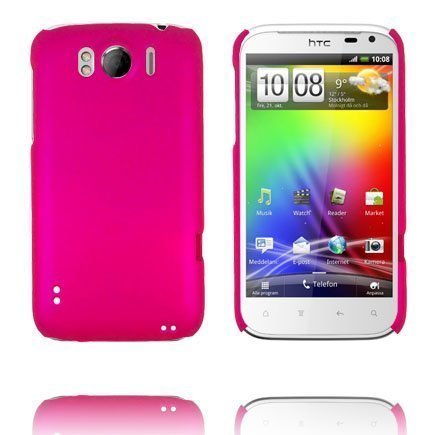 Hard Shell Kuuma Pinkki Htc Sensation Xl Suojakuori