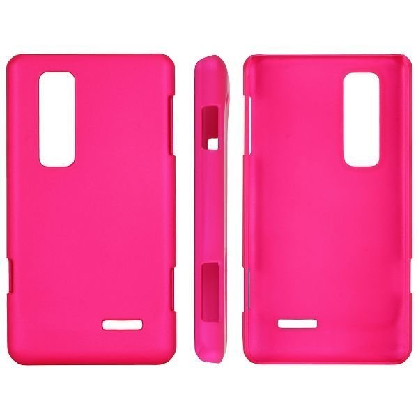 Hard Shell Kuuma Pinkki Lg Optimus 3d Max Suojakuori