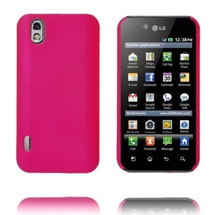 Hard Shell Kuuma Pinkki Lg Optimus Black Suojakuori