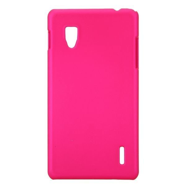 Hard Shell Kuuma Pinkki Lg Optimus G Suojakuori