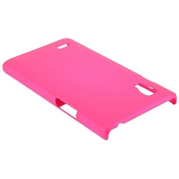 Hard Shell Kuuma Pinkki Lg Optimus L9 Suojakuori