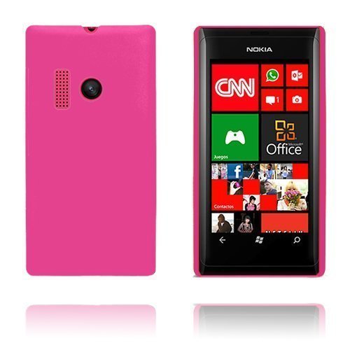 Hard Shell Kuuma Pinkki Nokia Lumia 505 Suojakuori