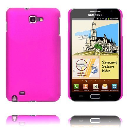 Hard Shell Kuuma Pinkki Samsung Galaxy Note Suojakuori