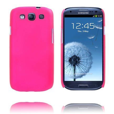 Hard Shell Kuuma Pinkki Samsung Galaxy S3 Suojakuori