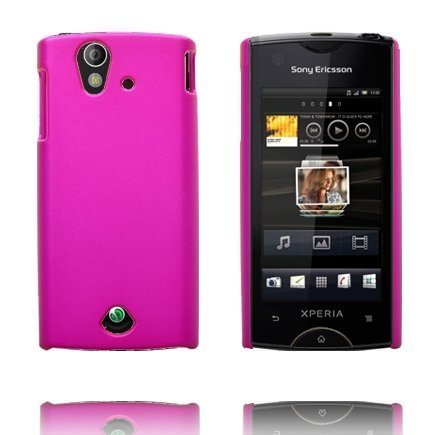 Hard Shell Kuuma Pinkki Sony Ericsson Xperia Ray Suojakuori