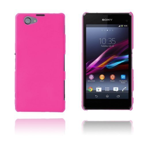 Hard Shell Kuuma Pinkki Sony Xperia Z1 Compact Kotelo