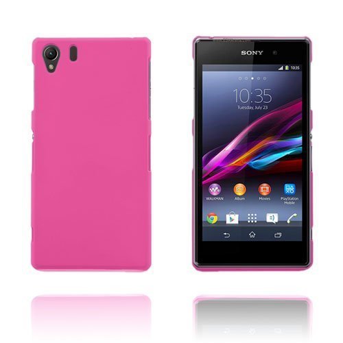 Hard Shell Kuuma Pinkki Sony Xperia Z1 Suojakuori