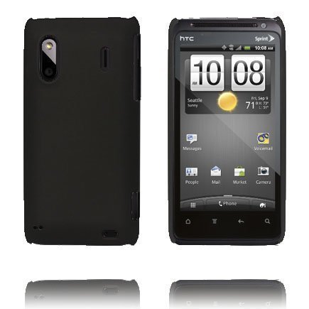 Hard Shell Musta Htc Evo Design 4g Suojakuori