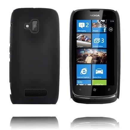 Hard Shell Musta Nokia Lumia 610 Suojakuori