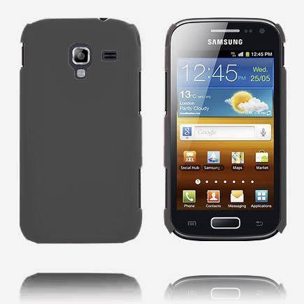 Hard Shell Musta Samsung Galaxy Ace 2 Suojakuori