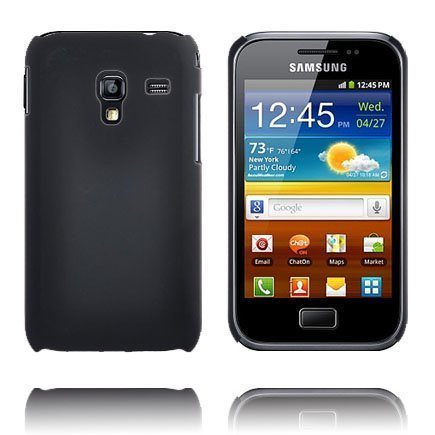Hard Shell Musta Samsung Galaxy Ace Plus Suojakuori
