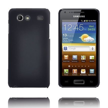 Hard Shell Musta Samsung Galaxy S Advance Suojakuori