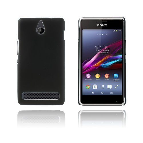 Hard Shell Musta Sony Xperia E1 Suojakuori