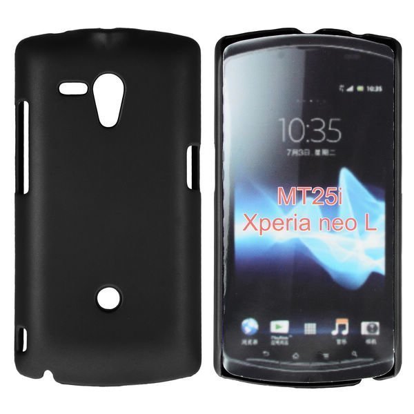 Hard Shell Musta Sony Xperia Neo L Suojakuori