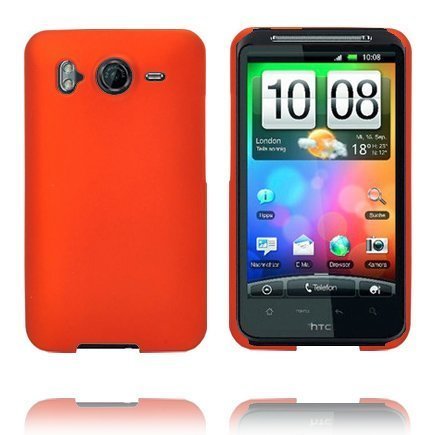 Hard Shell Oranssi Htc Desire Hd Suojakuori