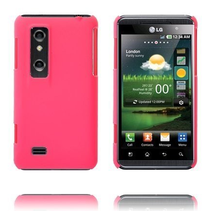 Hard Shell Pinkki Lg Optimus 3d Suojakuori