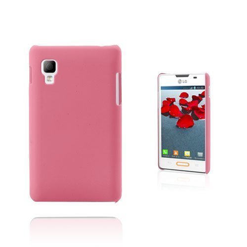 Hard Shell Pinkki Lg Optimus L4 Ii Suojakuori