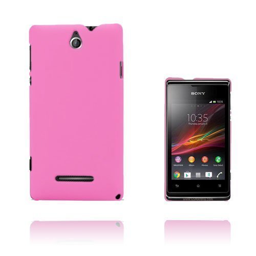 Hard Shell Pinkki Sony Xperia E Suojakuori