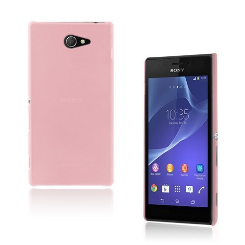 Hard Shell Pinkki Sony Xperia M2 Suojakuori