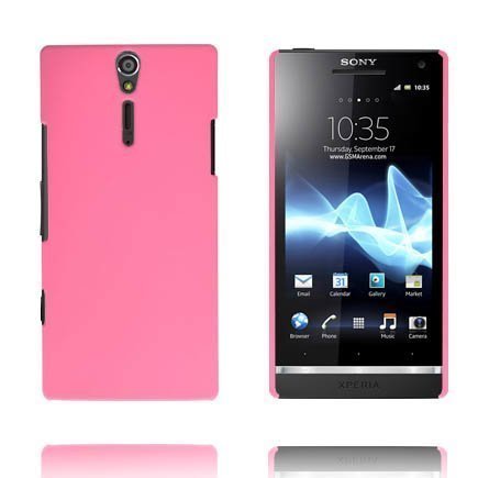 Hard Shell Pinkki Sony Xperia S Suojakuori