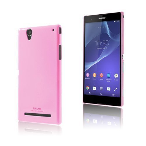 Hard Shell Pinkki Sony Xperia T2 Ultra Suojakuori