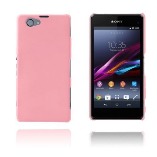 Hard Shell Pinkki Sony Xperia Z1 Compact Kotelo